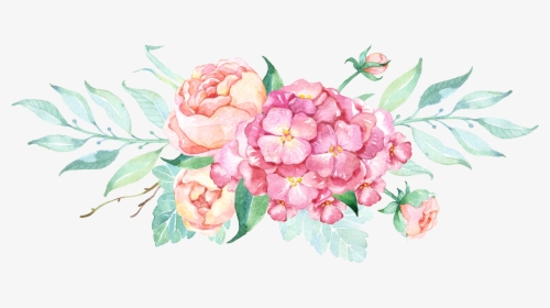 Transparent Watercolor Plants Png - Camera With Flowers, Png Download, Transparent PNG