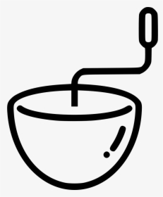 Coffee Grind Bowl Mix Mortar - Icon, HD Png Download, Transparent PNG