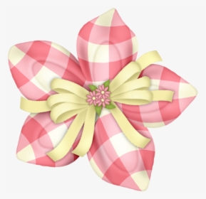Flower Clipart, Fabric Flowers, Scissors, Vanilla, - Construction Paper, HD Png Download, Transparent PNG