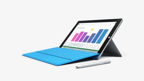 Surface 3 4g Lte Bright Blue - Surface 3 4g Lte, HD Png Download, Transparent PNG