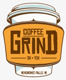 Coffee Grind 5k 10k Logo, HD Png Download, Transparent PNG
