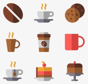 Paper Cup Icons Free - Flat Coffee Icon Png, Transparent Png, Transparent PNG