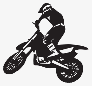 Motorcycle Helmets Motocross Dirt Bike Dirt Track Racing - Dirt Bike Svg Free, HD Png Download, Transparent PNG