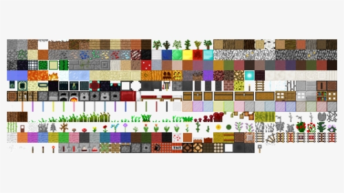 Transparent Png Pictures - Minecraft Block Texture Sheet, Png Download, Transparent PNG