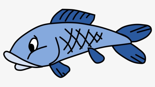 Cartoon Fish Clip Art - Cartoon Fish Transparent Background, HD Png Download, Transparent PNG
