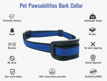 No Shock Humane Bark Control Collar, For 10-120lb Dogs - Strap, HD Png Download, Transparent PNG