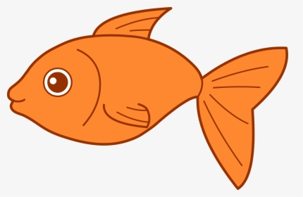 Clip Art Cartoon Fish Clip Art - Goldfish Clipart, HD Png Download, Transparent PNG