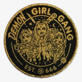 Demon Girl Gang Patch - Emblem, HD Png Download, Transparent PNG