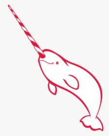 Peppermint Narwhal - Narwhal Creative, HD Png Download, Transparent PNG