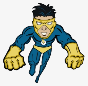 Super Villain Blue Mascot - Super Villain Cartoon, HD Png Download, Transparent PNG