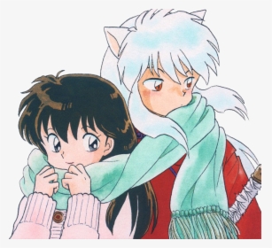 Inuyasha And Kagome Scarf, HD Png Download, Transparent PNG