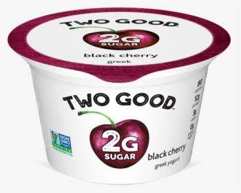 Black Cherry Two Good™ Greek Lowfat Yogurt With 2 Grams - Two Good Yogurt, HD Png Download, Transparent PNG