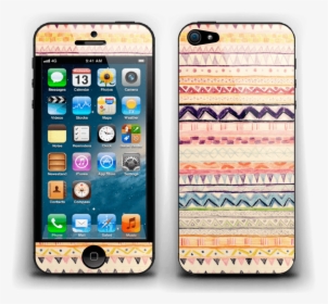 Hand Drawn Aztec Skin Iphone 5s - Iphone 4, HD Png Download, Transparent PNG