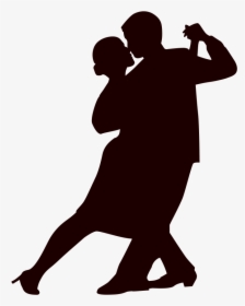 Ballroom Dance Tango Waltz Clip Art - Dancing Man And Woman Silhouette Png, Transparent Png, Transparent PNG