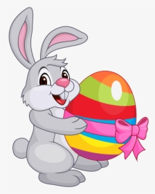 Easter-bunny - Transparent Easter Bunny Clipart, HD Png Download, Transparent PNG