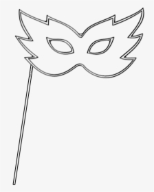 Clip Art Masquerade Template - Masquerade Mask Drawing Easy, HD Png Download, Transparent PNG