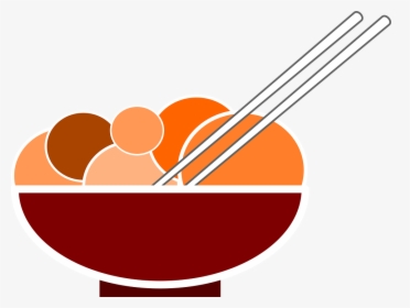 Chopsticks Clipart Chinese Food - Chinese Dish Clip Art, HD Png Download, Transparent PNG
