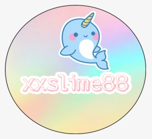 #narwhale #yay ♡ - Kawaii Narwhal, HD Png Download, Transparent PNG