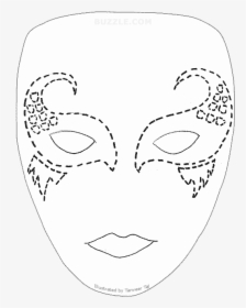 Full Face Mask Outline, HD Png Download, Transparent PNG