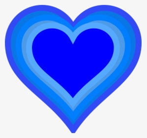 Blue Heart Clipart, HD Png Download, Transparent PNG