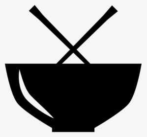 Chinese Food Bowl From Side View And Chopsticks - Iconos De Comida China, HD Png Download, Transparent PNG