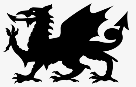 Welsh Flag Black And White, HD Png Download, Transparent PNG