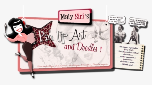 Maly Siri S Pin Up Art - Flyer, HD Png Download, Transparent PNG