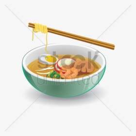 Free Download Ramen Clipart Chopsticks Soup Ramen - Thai Noodles Clipart, HD Png Download, Transparent PNG
