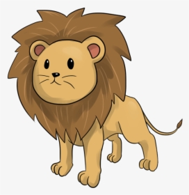 Cartoon Lion Cartoon Pictures Of Lion Free Download - Cute Lion Animated Baby, HD Png Download, Transparent PNG