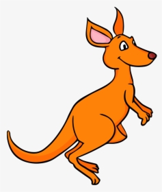 Kangaroo Cartoon Transparent Background Png - Kangaroo Clipart, Png Download, Transparent PNG