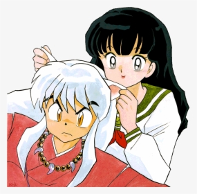 Inuyasha, Kagome, And Love Image - Inuyasha Official Manga Art, HD Png Download, Transparent PNG