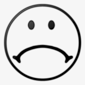 Smiley Face Sad Face Straight Face - Transparent Sad Face Clipart, HD Png Download, Transparent PNG