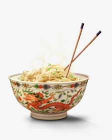 Chopsticks - Bowl Of Noodles Transparent Background, HD Png Download, Transparent PNG
