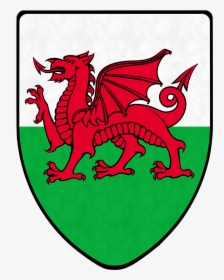 Welsh Dragon Steel Battle Shield - Flag Of Wales, HD Png Download, Transparent PNG