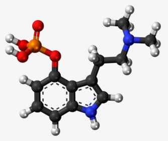 Serotonin Ball And Stick Model, HD Png Download, Transparent PNG