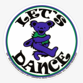 Grateful Dead Dancing Bear Let S Dance - Dance Grateful Dead, HD Png Download, Transparent PNG