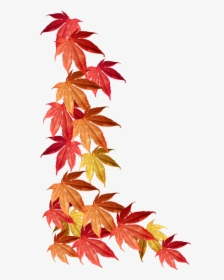 Clip Art Fall Leaves Border Images - Autumn Leaf Border Png, Transparent Png, Transparent PNG