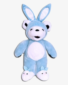 Find Lucky Rabbit In Both Pink And Blue Bunny Suits - Bear Wearing Bunny Ears, HD Png Download, Transparent PNG