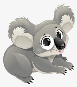 Koala Clipart Wombat - Kangaroo And Koala Cartoon, HD Png Download, Transparent PNG