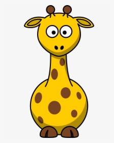 Vector Clip Art - Clipart Cartoon Giraffe, HD Png Download, Transparent PNG