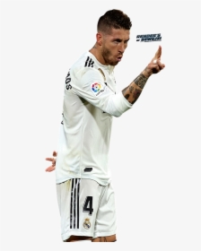 Sergio Ramos Png By Szwejzi Clipart Image - Sergio Ramos White Background, Transparent Png, Transparent PNG