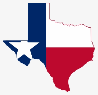 Texas Star Clip Art - Map Of Texas, HD Png Download, Transparent PNG
