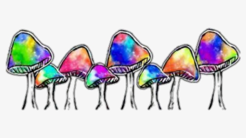 Trippy Clipart Colorful Mushroom - Mushroom, HD Png Download, Transparent PNG