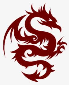 Dragon Silhouette Png - Dragon Tattoo Png, Transparent Png, Transparent PNG