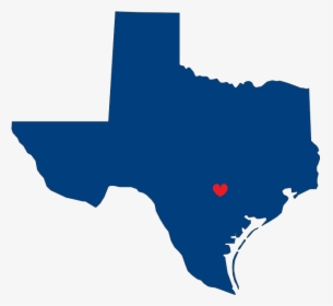 I Heart Texas Svg Clip Arts - Texas With Heart On Houston, HD Png Download, Transparent PNG