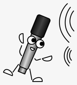 Microphone Sound Waves Free Picture - Mike Clipart, HD Png Download, Transparent PNG