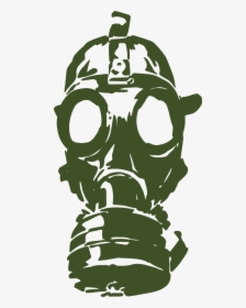 Gas Mask Stencil Art, HD Png Download, Transparent PNG