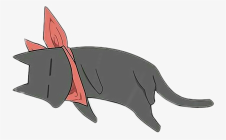 #nichijou #sakamoto #anime #cat #blackcat - Sakamoto Anime Nichijou, HD Png Download, Transparent PNG