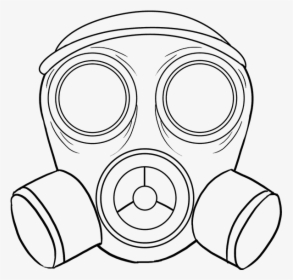 How To Draw A Mask Really Easy - Mascara De Gas Dibujo, HD Png Download, Transparent PNG