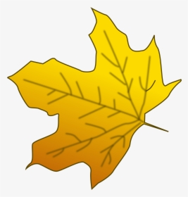 Leaves Pumpkin Leaf Clip Art Free Clipart Image - Cartoon Yellow Fall Leaves, HD Png Download, Transparent PNG